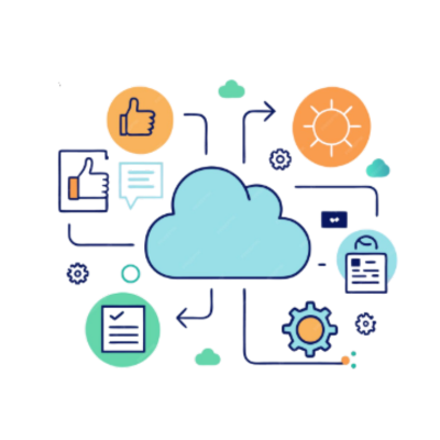 Cloud Computing Illustration